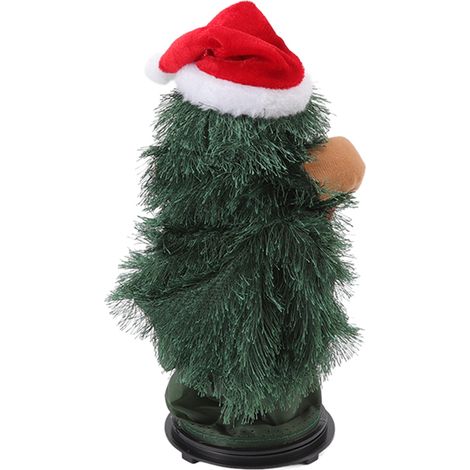 Sapin de Noël musical et rotatif en plastique, jouet électrique pour la décoration de la fête des enfants (1/5)