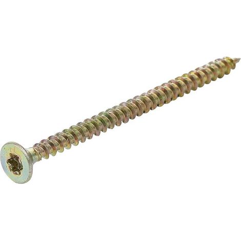 Vis Multifonctions Profil en T Torx T20 4,0 x 60 mm - Lot de 100 pcs - Fixation Polyvalente et Résistante - D-Work