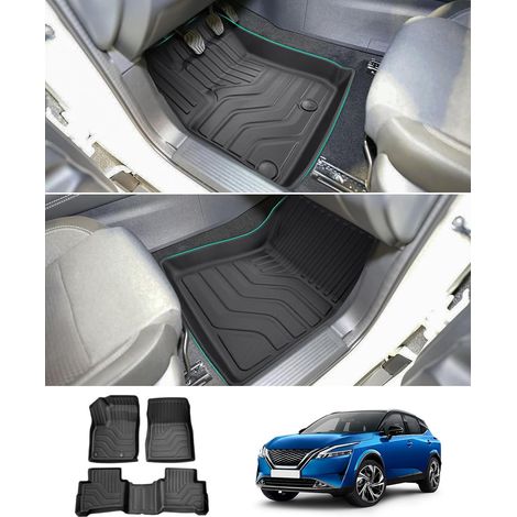 Compatible with Qashqai J12 Mild Hybrid 2025 2026-2022 Floor Mats, Qashqai 2024 All Season TPE Rubber Mats, 3D Scanning, High Edge [Not for e—Power] (1/5)
