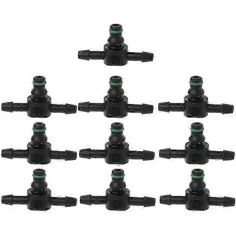 T-Stück für Wasserschlauch mit Widerhaken, kompatibel mit Bosch-Injektor der Serie 110 (T3EF). (1/5)