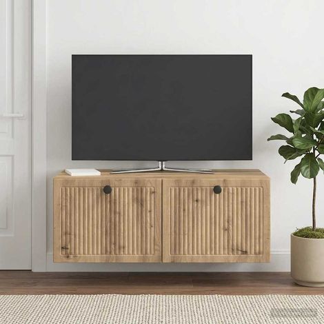 Wandmontierter TV-Schrank 78,5 x 41 x 30 cm Artisan-Eiche (1/5)
