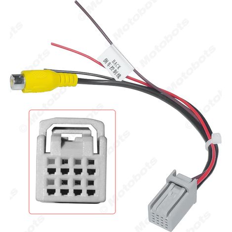 Câble adaptateur pour caméra de recul compatible avec les modèles Mitsubishi 2014-2020. (1/4)