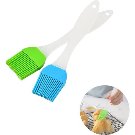 Kitchen brush, silicone brush, silicone kitchen brush, grill brush, pastry brush, for grilling, cakes, baking, oiling (1/5)