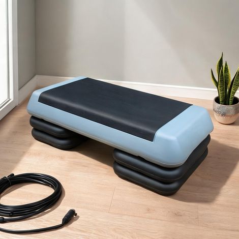 Stepper coloris gris noir en plastique 76 x 35 x 20,5 cm (1/5)