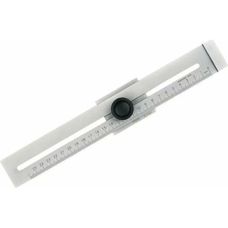 Règle de marquage en acier inoxydable 250 mm – Graduation millimétrique – Bord de suivi durci pour précision – 1 pièce (1/5)