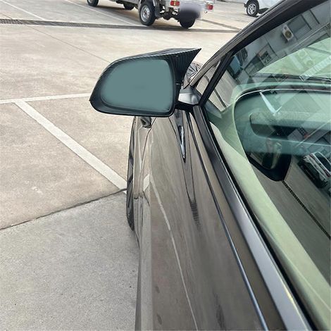 Schutzabdeckung für die Rückspiegelabdeckung des Model 3 aus Kohlefaser