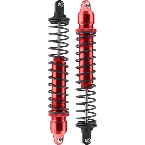 Amortisseurs avant/arrière en alliage aluminium pour TRAXXAS XMAXX 1/5, couleur rouge - Kit de 2 pièces (1/5)