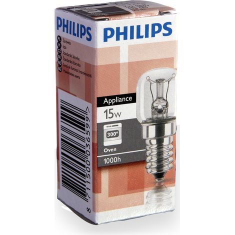 Ampoule Philips T22 E14 15W Transparent Four