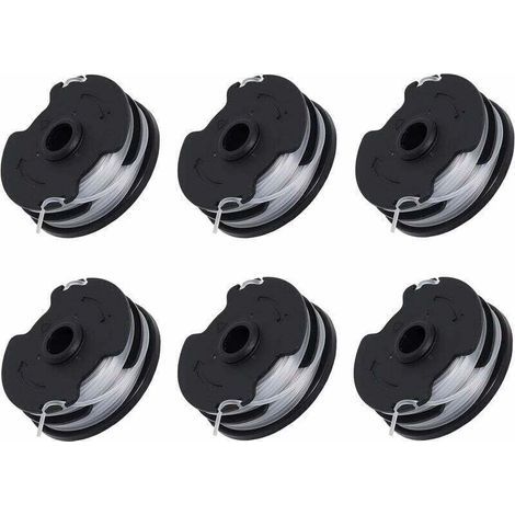 Lot de 6 bobines de rechange pour débroussailleuse sans fil Parkside PRTA 20-Li C3 IAN351753 (1/4)
