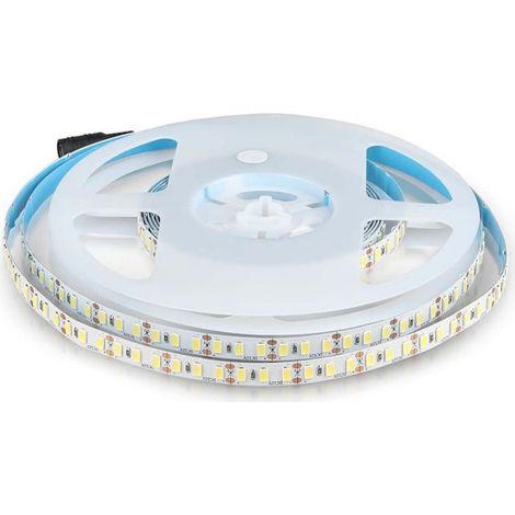 Ruban LED 12V 5m 20W/m IP20 Hors Transfo V-TAC VT-5730-120 - 120 deg - Blanc froid - 6500K (1/5)