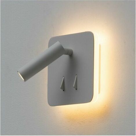 AMXCNOY USB-wiederaufladbare LED-Wandleuchte, Nachttischlampe fürs Schlafzimmer (1/5)