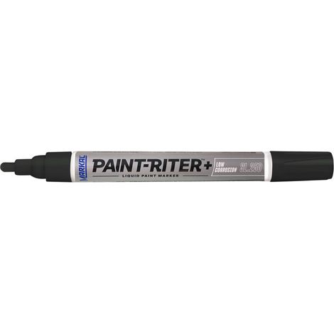 MARKAL Paint-Riter+ Lackmarker LOW CORROSION SL250 schwarz 12 Stk (1/3)