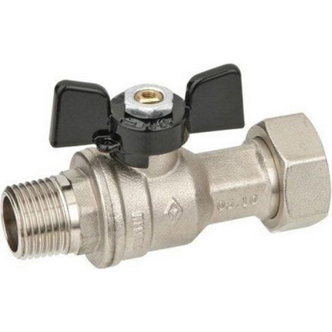 VALVOLA A SFERA DIRITTA A PASSAGGIO TOTALE MF DADO MOBILE 3/4&quot x 3/4&quot
