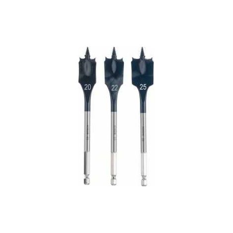 3-teiliges selbstschneidendes Schnellbohrer-Set 20, 22, 25 (1/5)