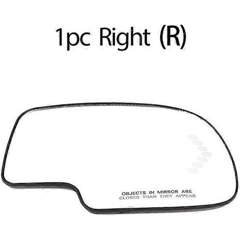Beheizbares Außenspiegelglas für GMC Sierra Yukon XL 1500 2500 3500 (2003–2007) – 1 Stück rechts