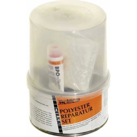 Kit de reparación poliéster yachticon polyester repair kit impermeable curado rápido