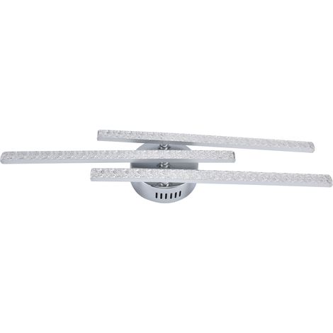 Plafonnier LED à 3 bandes, éclairage moderne pour salon et chambre, lumière blanche AC85-265V (1/5)