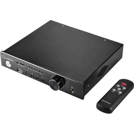 Trywise RF-WAM-300 Amplificateur stéréo 2 x 50 W noir Bluetooth®, USB (1/4)