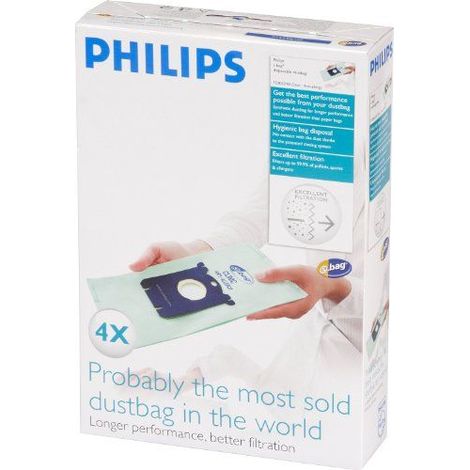 Philips s-bag 4 Staubbeutel, Staubsaugerbeutel (1/2)