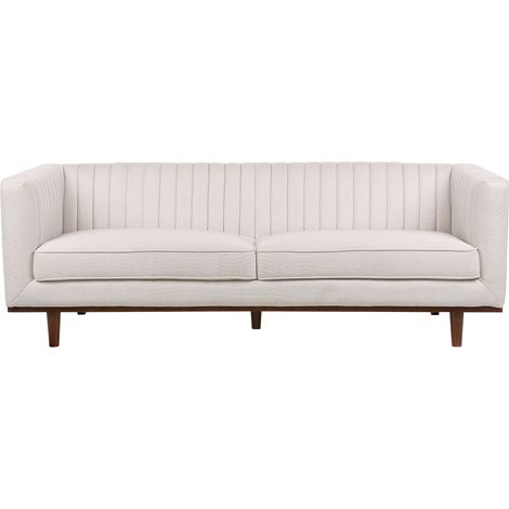 Sofa 3 Seater SKAULE Fabric Beige (1/5)