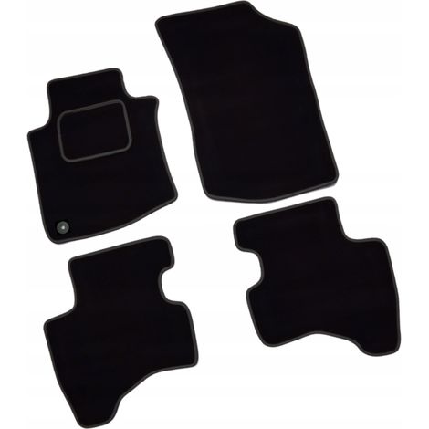 Tapis de sol et essuie-glaces en velours pour Citroën C1 (2005-2014) (1/5)