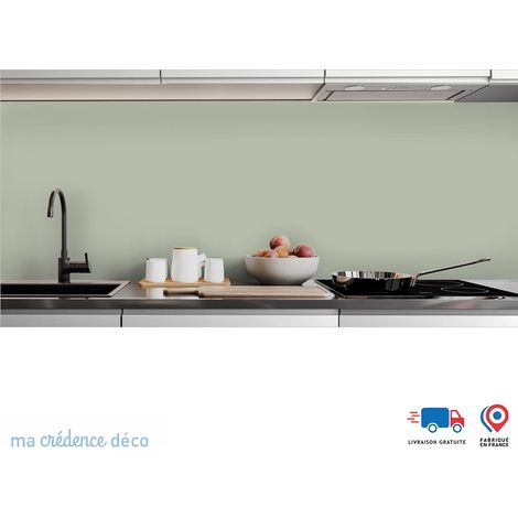 Crédence : Vert de terre - Alu composite - 60 - 120 (1/3)