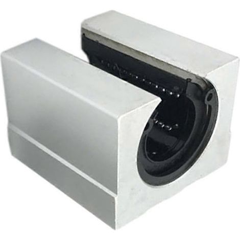 Unité de glissement à billes linéaire SBR25UU, rail de guidage cylindrique à roulement léger linéaire de 25 mm de diamètre de trou (1/5)