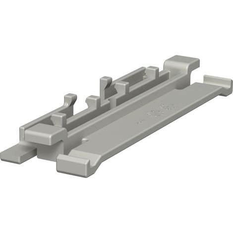 OBO Bettermann Staffa superiore 110mm Polivinilcloruro grigio chiaro RAL 7035, 6023517