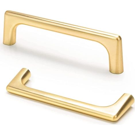 Set of 2 Zinc Alloy Kitchen Cabinet Door Handles for Cupboards, Drawers, Bedrooms, Furniture, Distance 128 mm (1/5)
