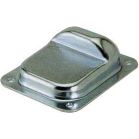 1PZ BATTENTE ARRESTO PER CANCELLI A FISSARE ART.380F - mm.130x160x48h.