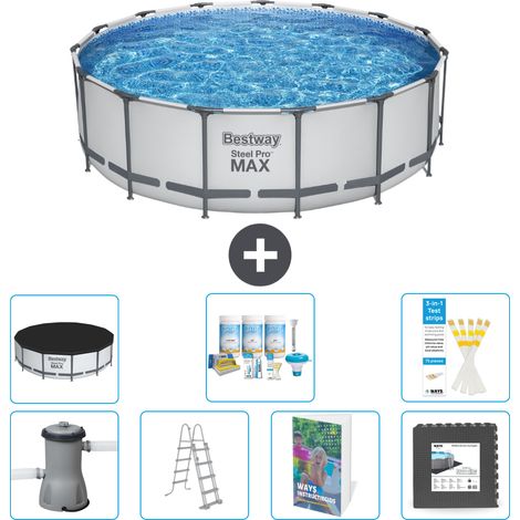 Bestway Steel Pro MAX Rund - 488x122 cm - 8-teilig S581