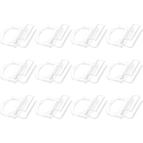 Poignées rondes pour stores enrouleurs transparents, 12 en ABS, design moderne, grande durabilité (1/5)