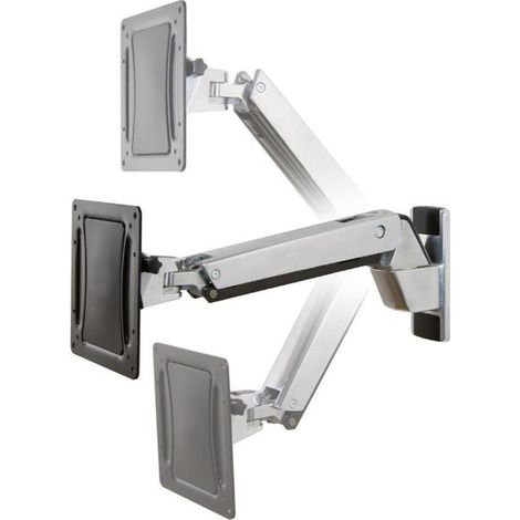 Supporto monitor Ergotron Braccio interattivo HD fino a 55" A parete Alluminio [45- (1/4)