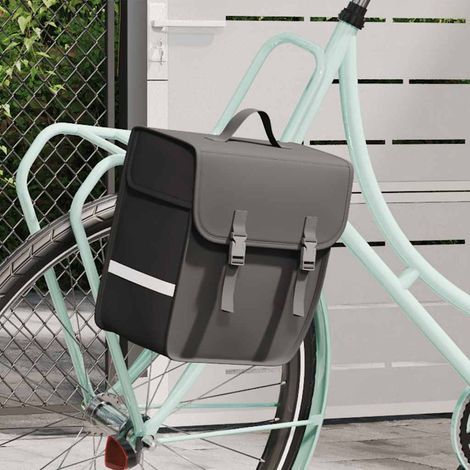 Wasserdichte 21-Liter-Fahrradgepäckträgertasche für eine Person – Schwarz (1/5)