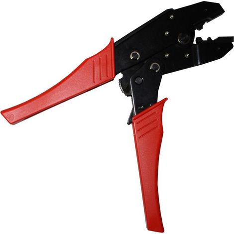 Crimpzange für Fußbodenheizfolien-Anschlüsse Quetschverbinder Crimp Quetschzange (1/2)