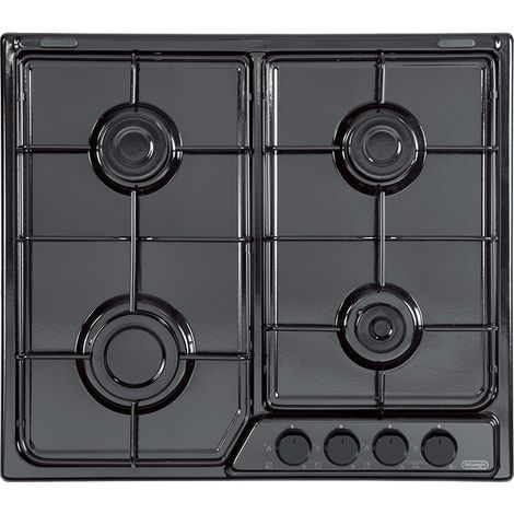 De’Longhi FFN 46 ASV plaque de cuisson noir encastrable 58 cm Gas 4 foyer(s)