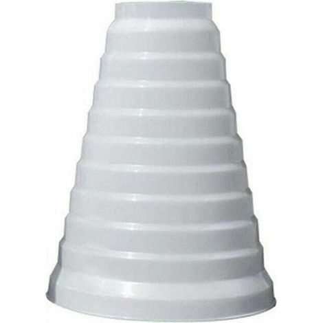 Universal-Reduzierstück, verbessert, dicker für Lüftungssysteme, 80/200 mm Durchmesser, PVC-Rundrohr-Reduzierstück, verwendet mit Klimaanlagen für Leitungen und Abluftventilatoren (8–20 cm) (1/4)