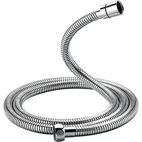 Flexible de douche universel (1,5M), flexible de douche anti torsion et anti vrillage, acier inoxydable/chromé (1/5)