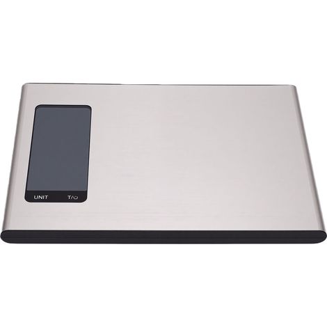 Bilancia da cucina intelligente, in acciaio inossidabile, con design digitale e display HD per una pianificazione alimentare ottimale. (1/5)