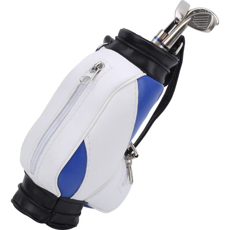 Porte-stylo Mini Golf Bleu et Blanc, Idée Cadeau pour Golfeur, Accessoire de Bureau Décoratif (1/5)