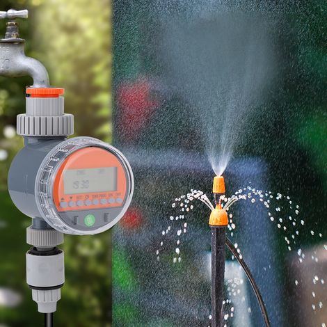 Minuteur d'irrigation G1-1/4 DN32 de troisième génération, gris moyen, sans pile. Veuillez envoyer des photos pour commander. (1/5)