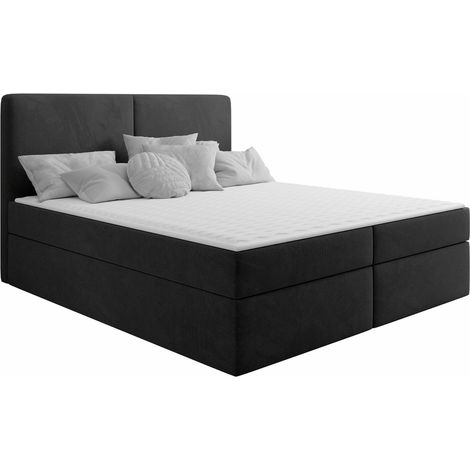 Cama continental Zanesville 100, Manila 18, Continental, Doble, 180x200, Tapiz, Somieres, 182x209x115cm