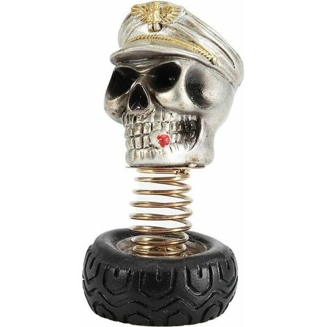 1 Piece Swing Rocker Skull Car Interior Dashboard Decorative Ornament Decorative Accessories Friends Colleagues Gifts
