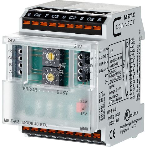 Metz Connect MR-F-AI8 Modbus RTU, 1108321370