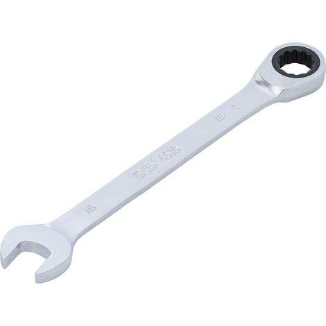 Chiave mista a cricchetto bgs technic cromata 16 mm acciaio (1/4)