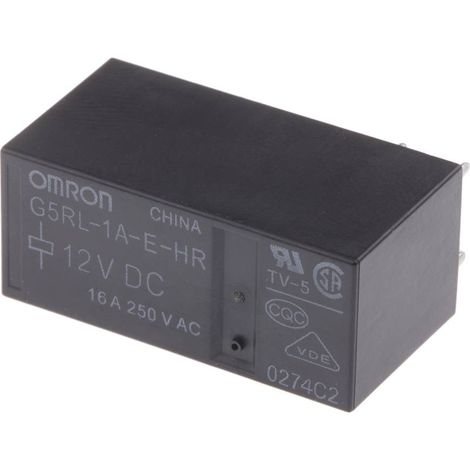 Omron G5RL-1A-E-HR-DC12 Relais de puissance 12 V/DC 5 A 1 NO (T) 1 pc(s) Bag