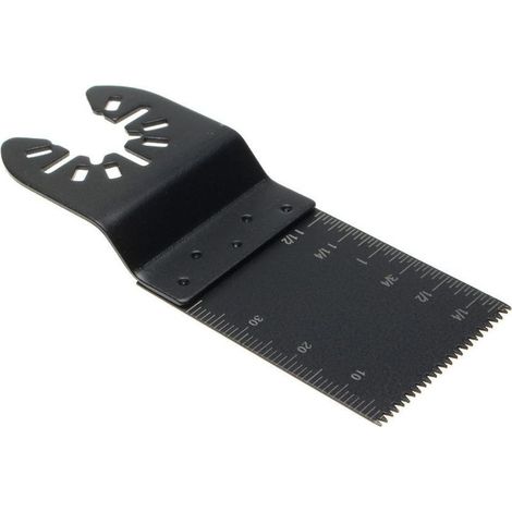 Lame de scie oscillante, 34 mm, accessoire pour outil oscillant en acier au carbone, accessoires pour outils oscillants, accessoires pour lames de scie, kit de serrage rapide pour bois/métal, 20 pièce (1/5)