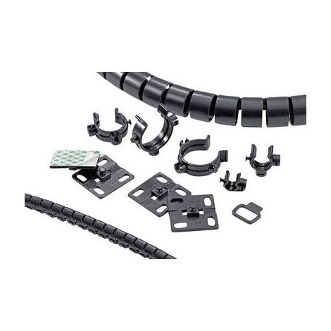 HellermannTyton HWBASE-PA66HIRHS-BK Embase de fixation vissable 161-64015 résistant aux chocs, stabilisé à la chaleur 1 pc(s) R082481 (1/3)