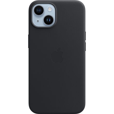 Apple Custodia Cover Case per Iphone 14 in Pelle - Mezzanotte (1/4)