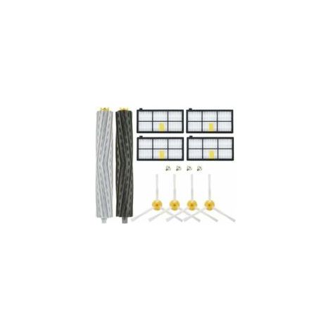 Kit d'accessoires de remplacement pour iRobot Roomba séries 800 et 900, Pièces de rechange Roomba, Kit d'accessoires pour iRobot Roomba séries 800, 850, 851, 860, 865, 866, 870, 890, 891, 896, 900, 96 (1/4)